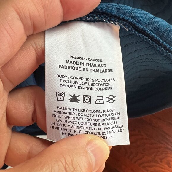 Nike Tour Men's Plus Dri-FIT Golf Crew Sweatshirt FD5835-410 Size 4XL Blue - Picture 3 of 10